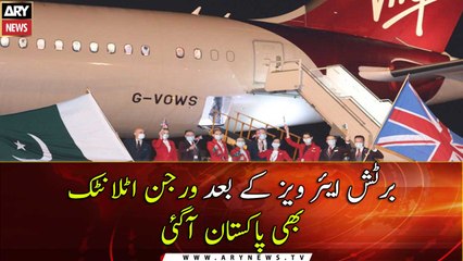 First Virgin Atlantic flight lands at Islamabad airport