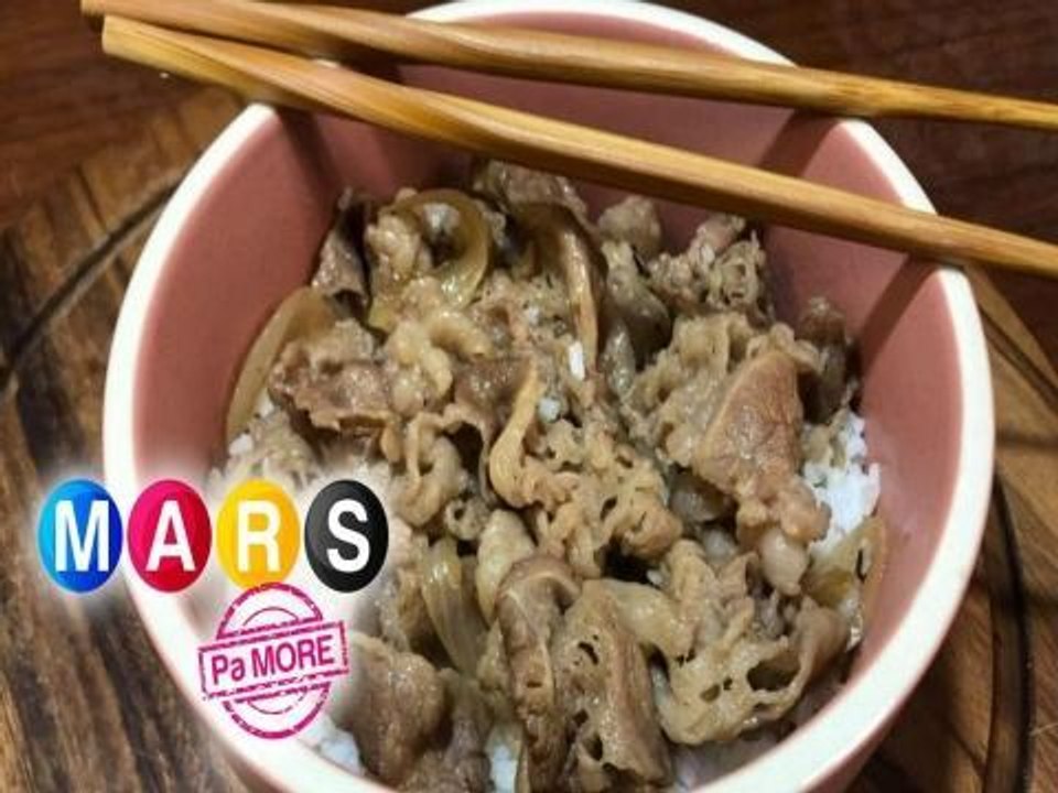 Mars Pa More: Gabby Eigenmann makes a Japanese Beef Gyudon | Mars Masarap