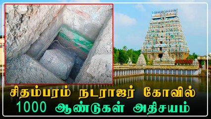 Chidambaram Natarajar கோவில் | 800 ஆண்டு கால மழை நீர் வடிகால் அமைப்பு | Oneindia Tamil