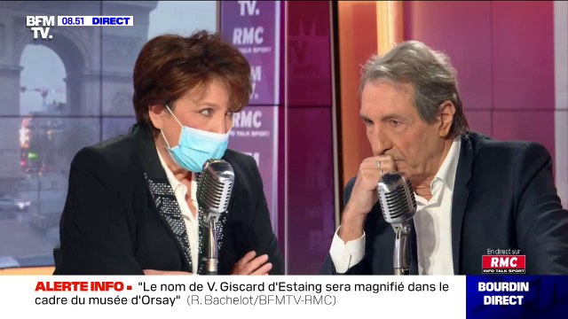 Roselyne Bachelot: J'ai beaucoup ri aux Grosses Têtes et je continuerai de rire (...) Il n'y a pas mort d'homme et il n'y a pas mort de femme