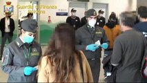 Bologna - Contrabbando di sigarette arrestati tre corrieri in aeroporto (14.12.20)