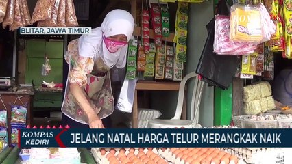 Jelang Natal Harga Telur Merangkak Naik