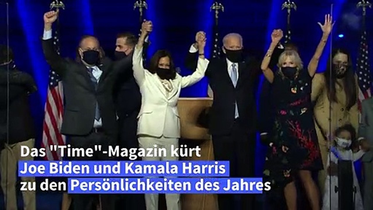 'Time' kürt Biden und Harris zu Personen des Jahres