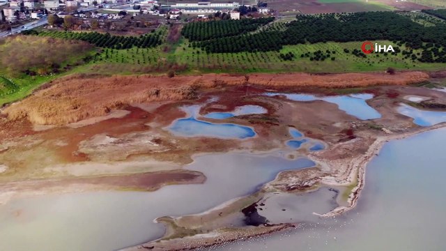 Suların Çekildiği Büyükçekmece Barajı’nda Korkutan Görüntü