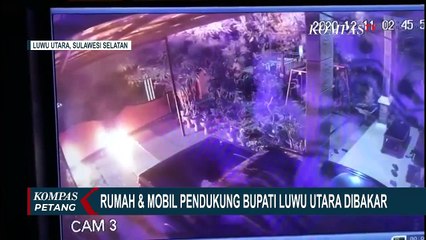 Satu Unit Rumah dan Dua Mobil Relawan Bupati Luwu Utara Dibakar Orang Tak Dikenal