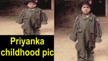 Priyanka Chopra shares childhood photo on social media