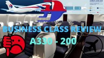 Malaysian Airlines DIRTINESS Business Class Flight Review  - Kuala Lumpur To Auckland. DISGUSTING