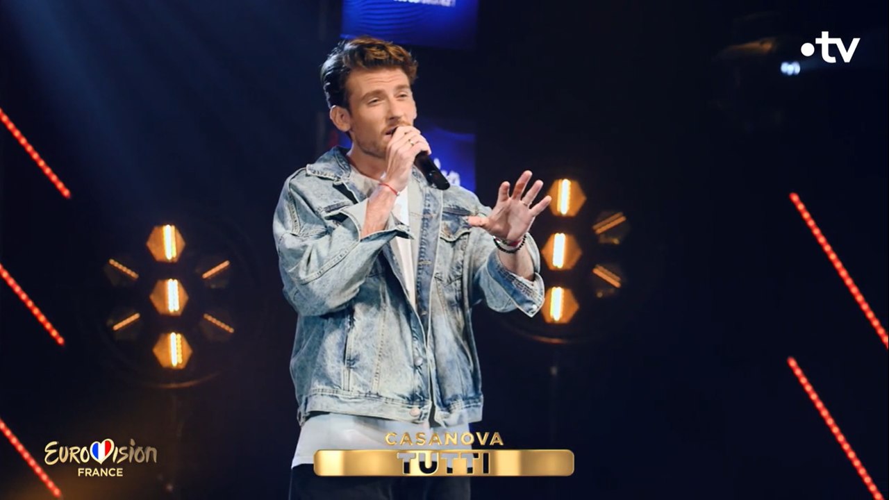 Casanova finaliste de l'Eurovision France avec "Tutti"