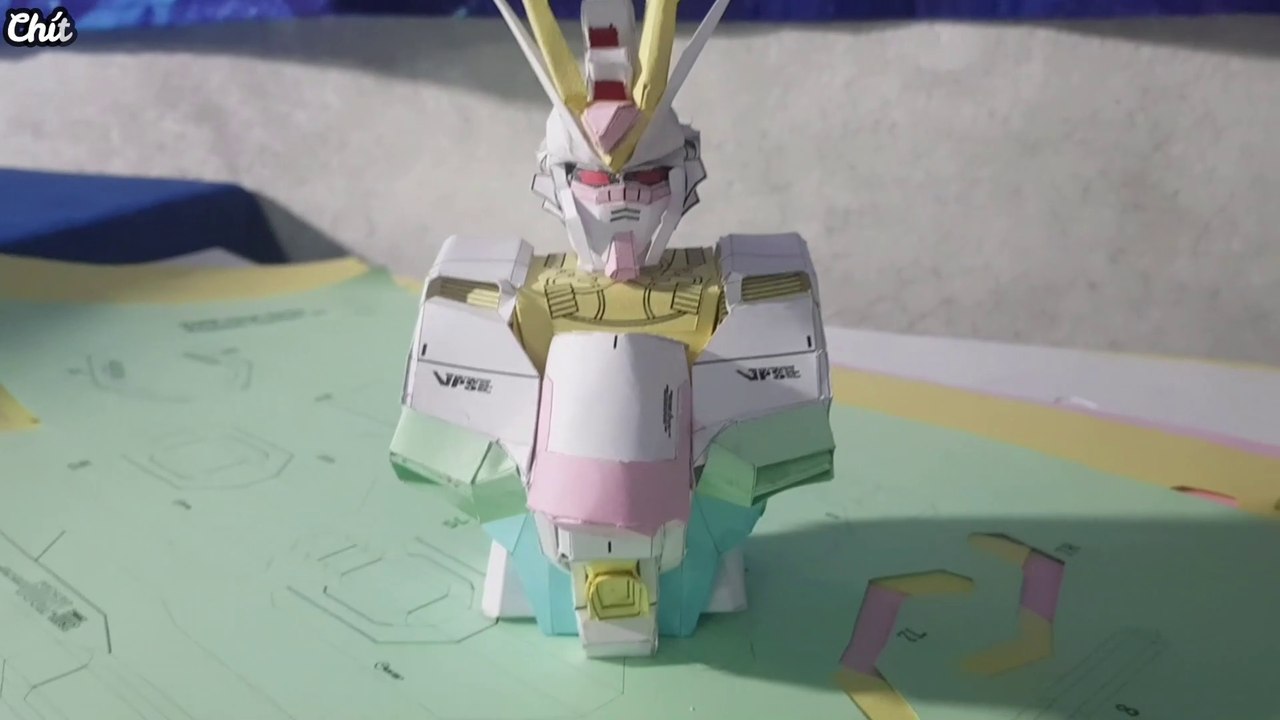 ZGMF-X20A Strike Freedom Gundam  Papercraft | Part 1 Head , Body