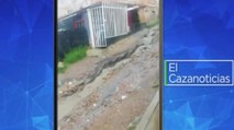 El Cazanoticias: denuncian el desbordamiento de aguas lluvias en el barrio Ciudad Bolívar, en Bogotá