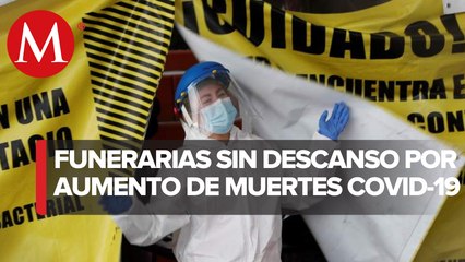 Aumentan servicios funerarios ante el aumento de muertes por covid-19
