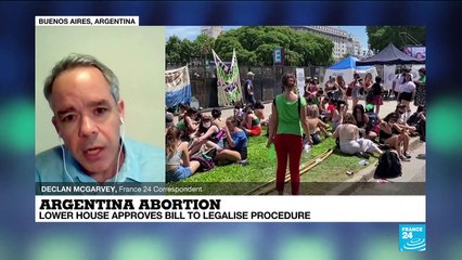 Argentina's lower house approves bill legalizing abortion