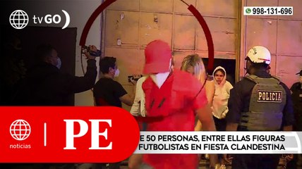 Intervienen a más de 50 personas, entre ellas a futbolistas, en fiesta clandestina | Primera Edición