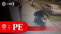 Capturan a delincuente que usaba motocicleta para robar a transeúntes dsitraídos | Primera Edición