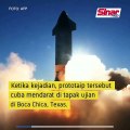 Prototaip roket Starship SpaceX meletup