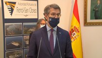 Feijoó asiste a la toma de posesión del nuevo presidente de la Autoridad Portuaria de A Coruña