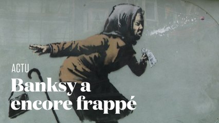 Banksy dévoile sa nouvelle œuvre "Atchoum !!" à Bristol