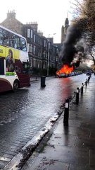 Car Fire Erupts in Portobello 🚗🔥