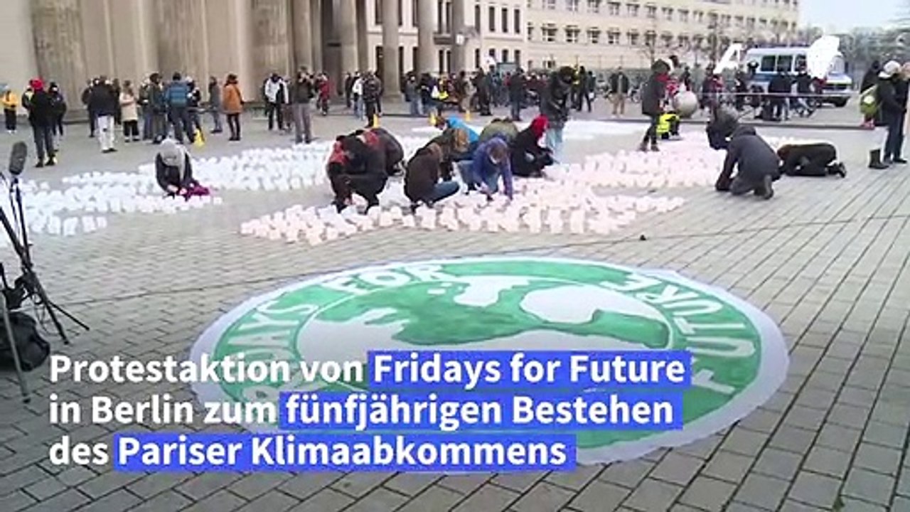 Fridays for Future fordert Einhaltung der Ziele des Pariser Klimabkommens