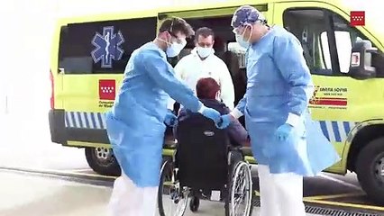 El Hospital de pandemias recibe sus primeros pacientes