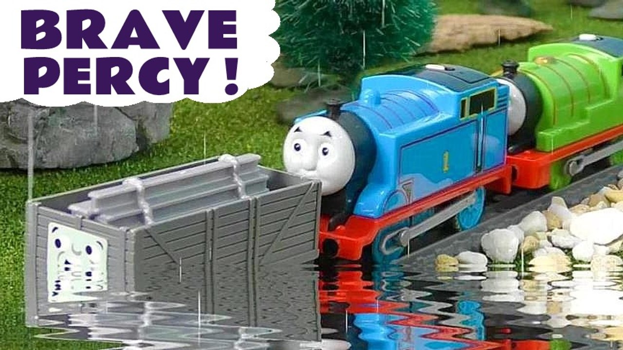 Brave Percy from Thomas and Friends in this Storm Rescue with the Funny ...
