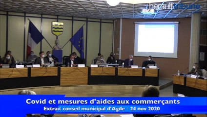 AGDE - Quelles aides pour les commerçants ? conseil municipal