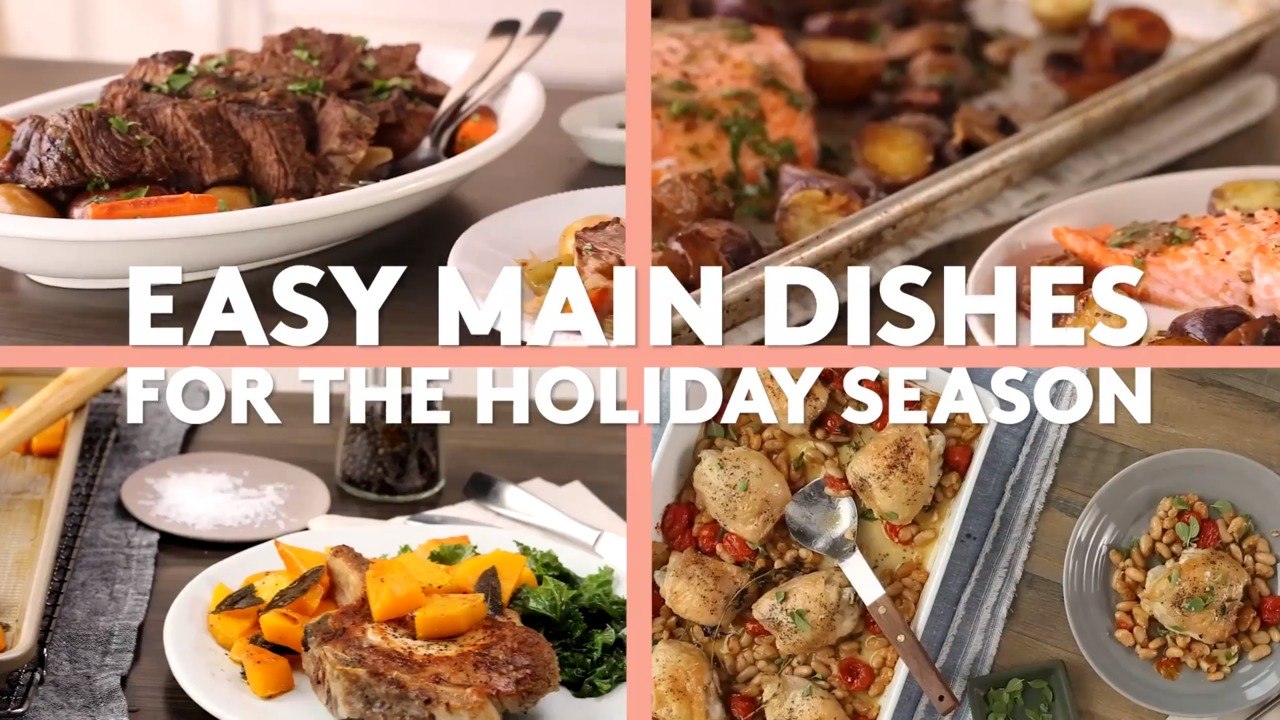 6 Easy Main Dishes for the Holiday Season | Easy Main Dish Recipes | Real Simple