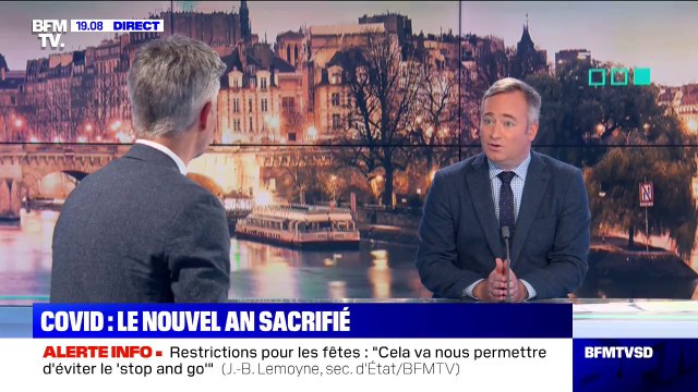 Jean-Baptiste Lemoyne sur la fermeture des remontées mécaniques: Ce n'est pas par gaité de cœur qu'on prend ce type de décisions