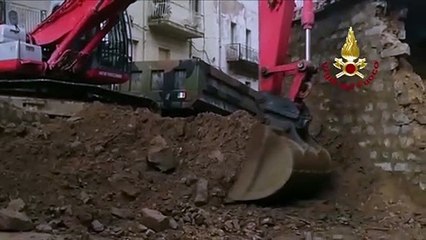 Maltempo in Sardegna, prosegue rimozione fango a Bitti (11.12.20)