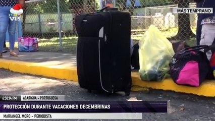 Expertos recomiendan tomar previsiones en Navidad si van a viajar - Portuguesa - VPItv
