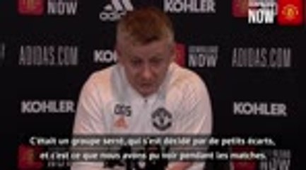 12e j. - Solskjaer : "Le derby est une bonne chose pour mes joueurs"
