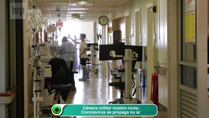 Câmera militar mostra como Coronavírus se propaga no ar