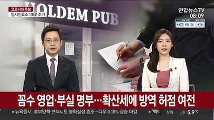 꼼수 영업·부실 명부…확산세에 방역 허점 여전