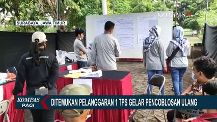 Ditemukan Pelanggaran 1 TPS Gelar Pencoblosan Ulang