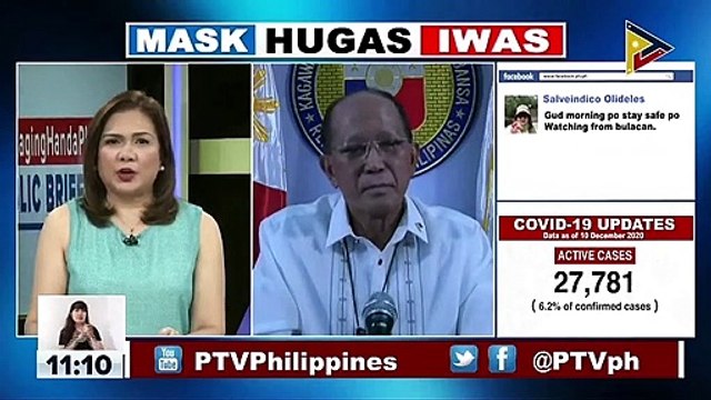 PTV Defense Sec. Lorenzana Interview - Dec. 10, 2020