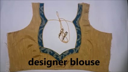 Beautiful blouse dback neck design cutting and stitching step by step in hindi