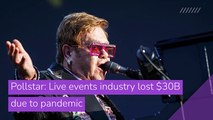 Pollstar: Live events industry lost $30B due to pandemic, and other top stories in entertainment from December 12, 2020.