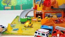 Learning Colors and Vehicles Video for Toddlers and Kids - Tayo Playsets and Amusement Park Toys!