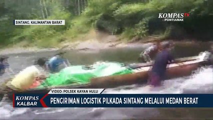 Pengiriman Surat Suara dari Sejumlah Desa di Sintang Terkendala Medan Sulit