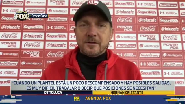 Buscaremos refuerzos del futbol mexicano , Hernán Cristante: Liga MX