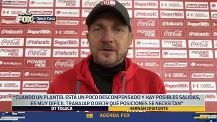 "Buscaremos refuerzos del futbol mexicano", Hernán Cristante: Liga MX
