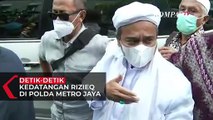 Detik-Detik Kedatangan Rizieq Shihab di Polda Metro Jaya