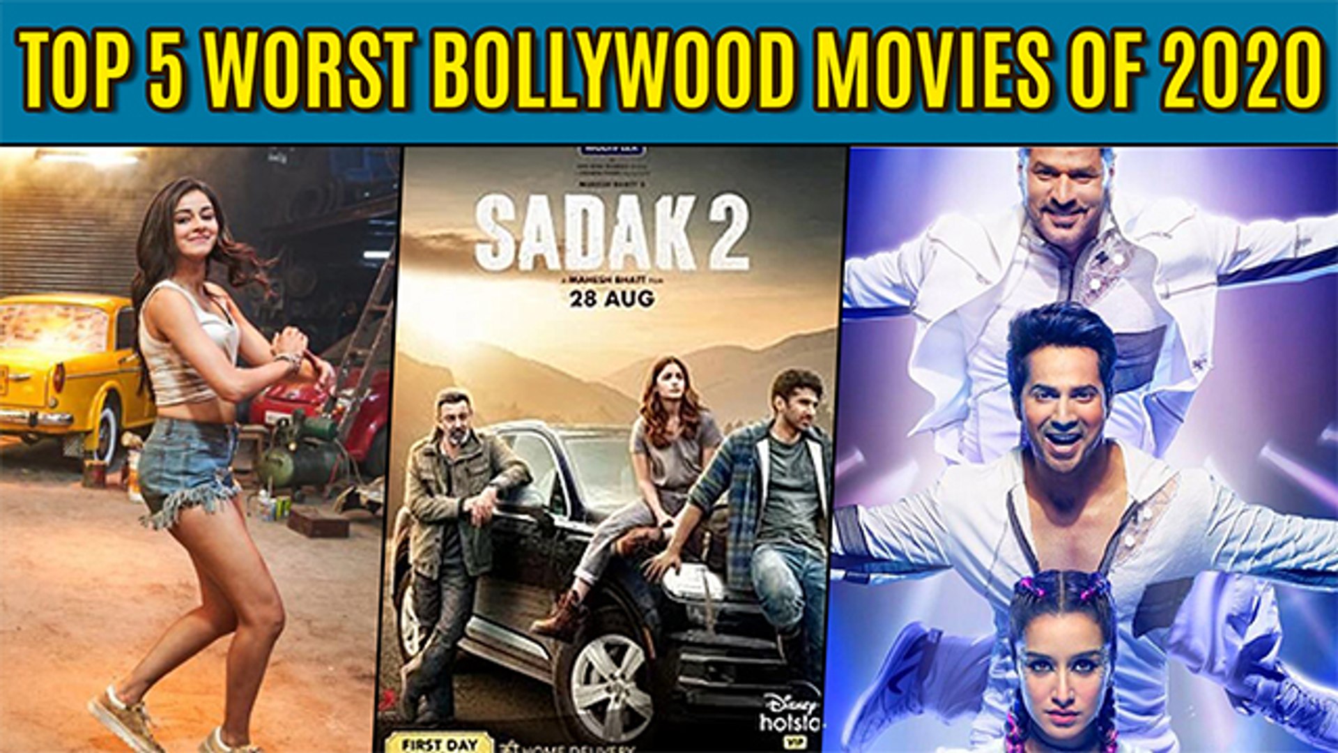 ⁣Top 5 Worst Bollywood Movies Of 2020