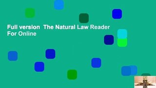 Full version  The Natural Law Reader  For Online