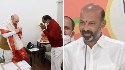 Hyderabad : Bandi Sanjay Comments On CM KCR Delhi Tour