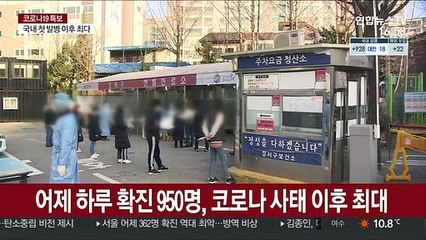 하루 확진 1천명 육박…전국서 확산