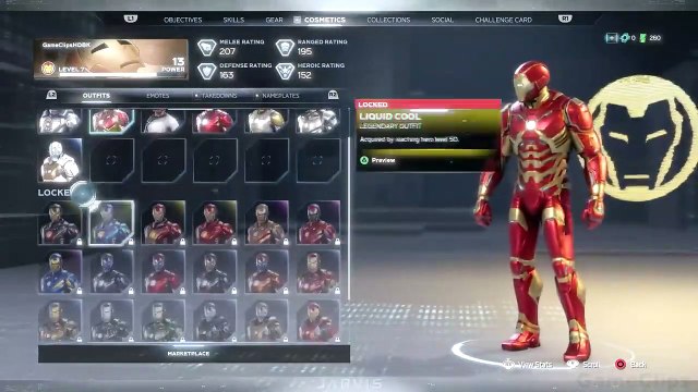 213 Marvel S Avengers All Suits Skins Showcase Video Dailymotion