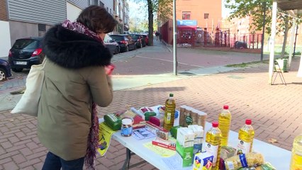 La despensa solidaria de Carabanchel alerta del alto número de solicitantes