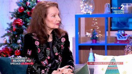 Mercotte, invitée sur le plateau de l'émission "Ça commence aujourd'hui", sur France 2.