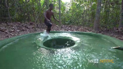 Building The Most Mysterous Deep Hole Underground Swimming Pool
